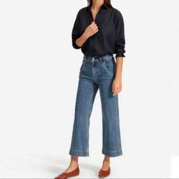 Everlane Denim - Everlane The Wide Leg Ankle Crop Vintage Jean 31